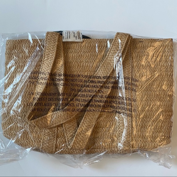 Draper James Straw Bag with Floral Scarf - Picture 3 of 3